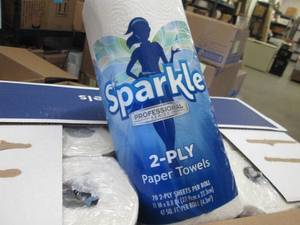 30 Rolls Sparkle 2 Ply Paper Towels...