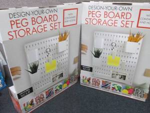 2 Peg Board Storage Sets...