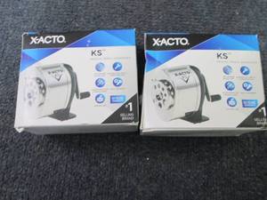 2 Xacto Manual Pencil Sharpeners...