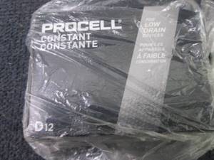 12 Procell D Batteries...