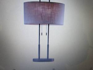 Adesso Duet 27 in. Table Lamp open ...