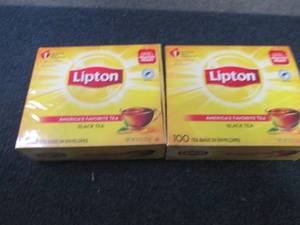 2- 100 ct Lipton Black Tea...