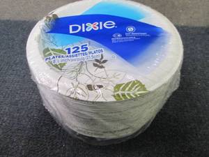 125 - 8.5 inch Dixie Paper Plates...