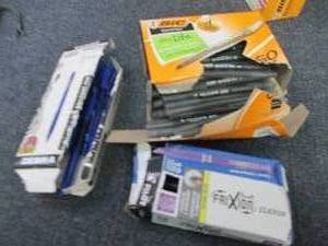 Zebra Z Grip Pens, Bic Round Stic P...