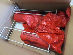 Glove Box Holder, Biohazard Bags...