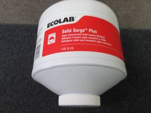 4- 9lb Ecolab Solid Surge Plus Conc...