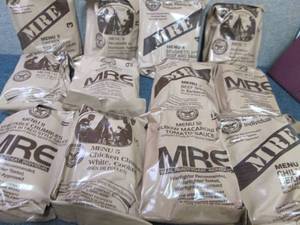 Sealed Case of 12 MREs Meal Ready ...