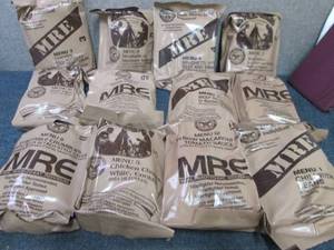 Sealed Case of 12 MREs Meal Ready ...