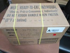Sealed Case of 12 MREs Meal Ready ...