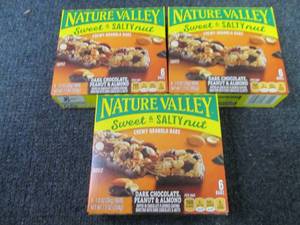 3 Boxes Nature Valley Sweet N Salty...