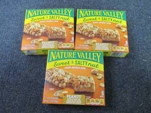 3 Boxes Nature Valley Sweet N Salty...