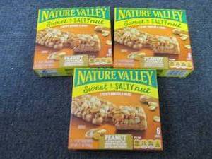 3 Boxes Nature Valley Sweet N Salty...