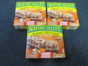 3 Boxes Nature Valley Sweet N Salty...