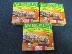 3 Boxes Nature Valley Sweet N Salty...