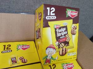 4- 12ct 1 oz Keebler Fudge Stripes ...