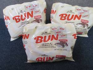 3- 9 oz Pearson BUN Maple & Vanilla...