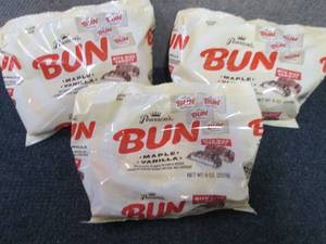 3- 9 oz Pearson BUN Maple & Vanilla...