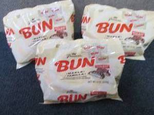 3- 9 oz Pearson BUN Maple & Vanilla...