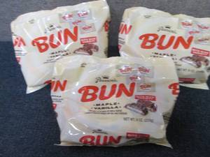 3- 9 oz Pearson BUN Maple & Vanilla...