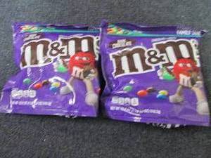 2- 18 oz Bags Dark Chocolate M&Ms...