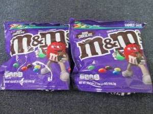 2- 18 oz Bags Dark Chocolate M&Ms...