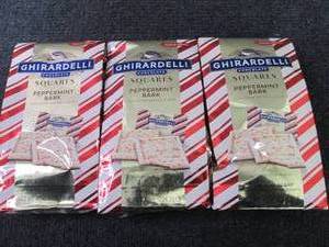 3- 7.9 oz Bags Ghirardelli Peppermi...