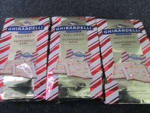 3- 7.9 oz Bags Ghirardelli Peppermi...