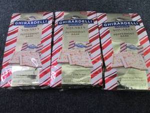 3- 7.9 oz Bags Ghirardelli Peppermi...