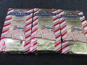 3- 7.9 oz Bags Ghirardelli Peppermi...