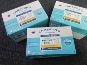 3- 12 pks Camerons Breakfast Blend...