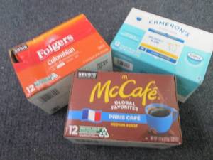 3- 12 pks Assorted Kcups...
