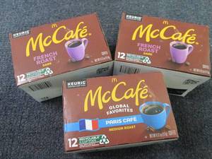 3- 12pks McCafe Kcups...