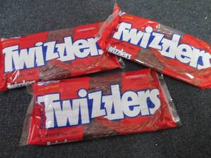 3- 16 oz Twizzlers...
