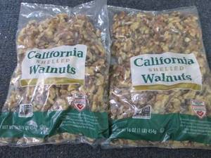 2- 16 oz Bags California Shelled Wa...