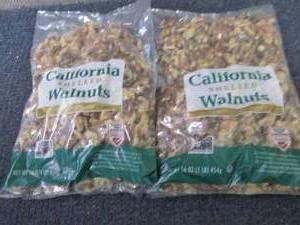 2- 16 oz Bags California Shelled Wa...