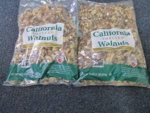 2- 16 oz Bags California Shelled Wa...