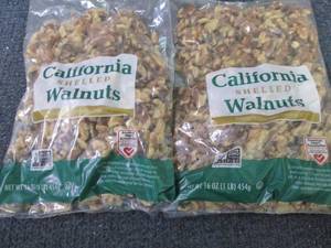 2- 16 oz Bags California Shelled Wa...