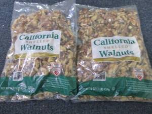 2- 16 oz Bags California Shelled Wa...