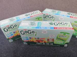 3- 12 pks GoGo Squeez Fruit on The ...