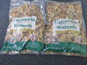 2- 16 oz Bags California Shelled Wa...