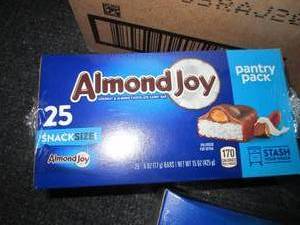 3- 25pks Almond Joy Snack Size...