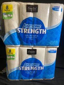 Essential Everyday Awesome Strength 2-Ply Paper Towels - 15 Rolls