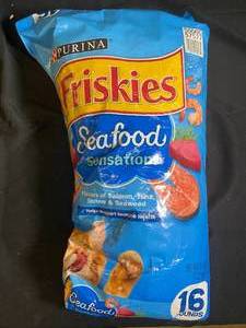 Purina Friskies Seafood Sensations Dry Cat Food - 16LB