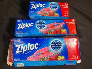 Ziploc Storage Bag Variety Pack - 81 Total Bags