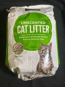Essential Everyday Natural Clay Unscented Cat Litter - 10LB (Damaged Packaging)