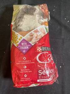 Purina Cat Chow Senior Essentials Chicken Cat Food 3.15 lb