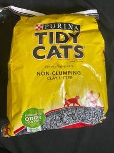 Purina Tidy Cats Non-Clumping Clay Litter for Multiple Cats, 10LB