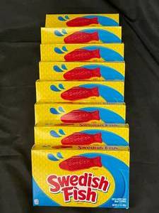 lot 27 image: Sweedish Fish 8 Boxes 3.5oz each                             (8888)&nbspBest&nbspBy 11252023