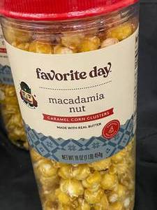 lot 34 image: Macadamia and Pecan Caramel Corn Bundle 4 X 1lb Tubs   (2222)&nbspBest&nbspBy 08172024