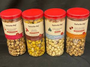 lot 35 image: Chocolate Caramel Corn  Bundle 4 X 1lb Tubs       (2222)&nbspBest&nbspBy 08132024